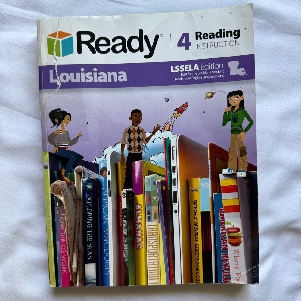 Ready Louisiana Reading Instruction Grade 4 LSSELA Edition Workbook 2017